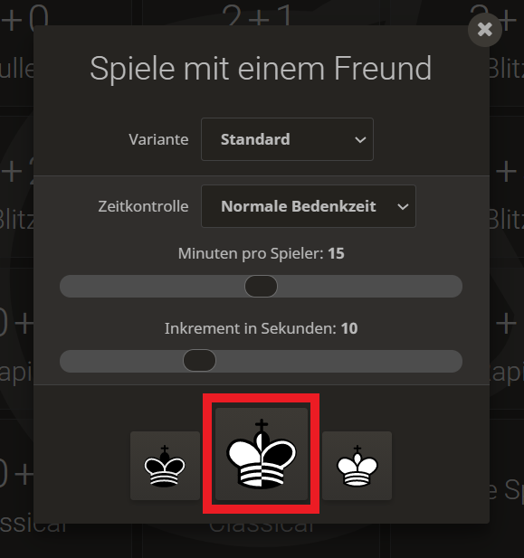 Schach Online Zu Zweit Spielen - Lichess Schritt 2