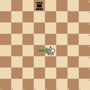 Der König zieht aus dem Schach Der König zieht aus dem Schach